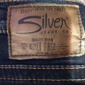Mens Silver Jeans